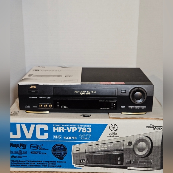 JVC VCR HR-VP783U Pro-Cision 19U Head VCR VHS- WITH Remote and Manual - Picture 4 of 13